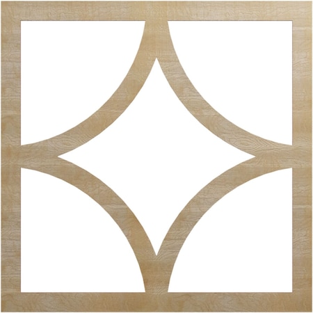 Ekena Millwork Statesman Wood Fretwork Pierced Ceiling Medallion, Birch, 32"OD x 20 1/2"ID x 3/8"T CMWP32X32X0375STBI